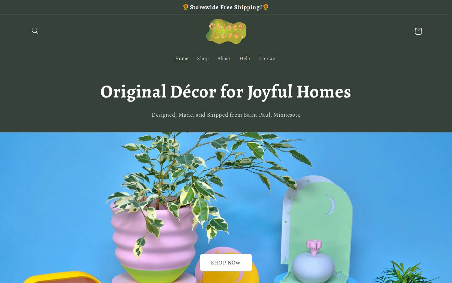 objectlover.com homepage screenshot
