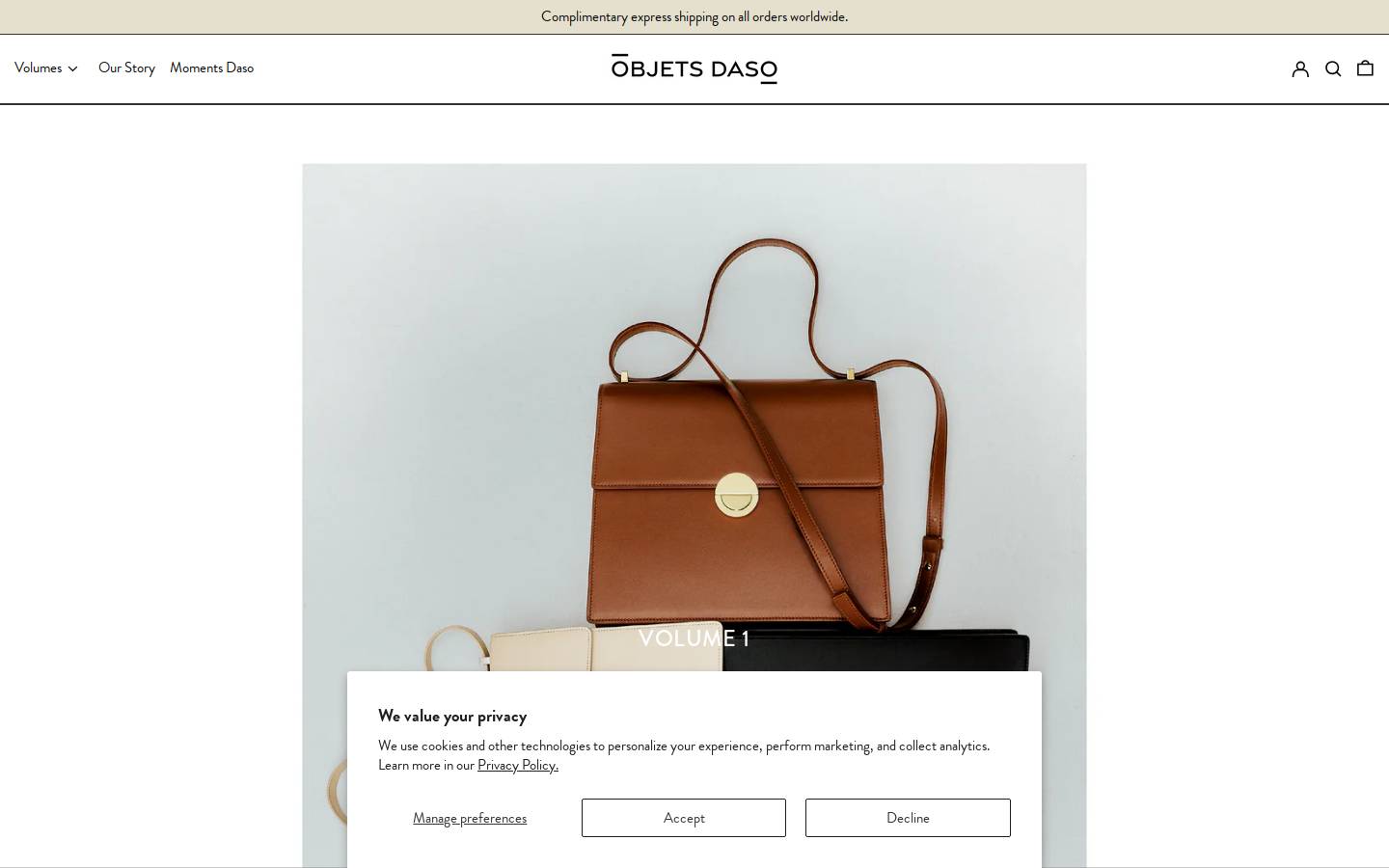 objetsdaso.com homepage screenshot
