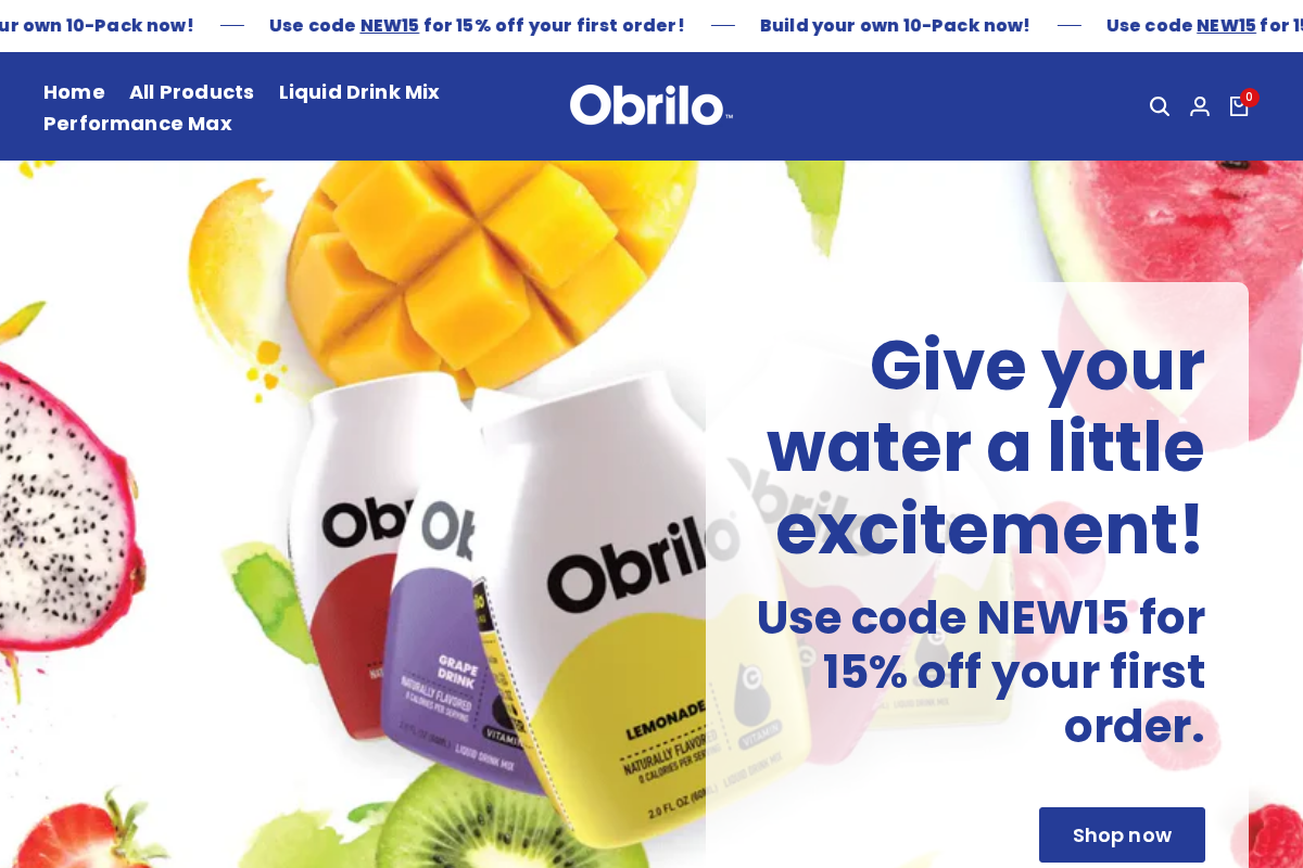 obrilo.com homepage screenshot