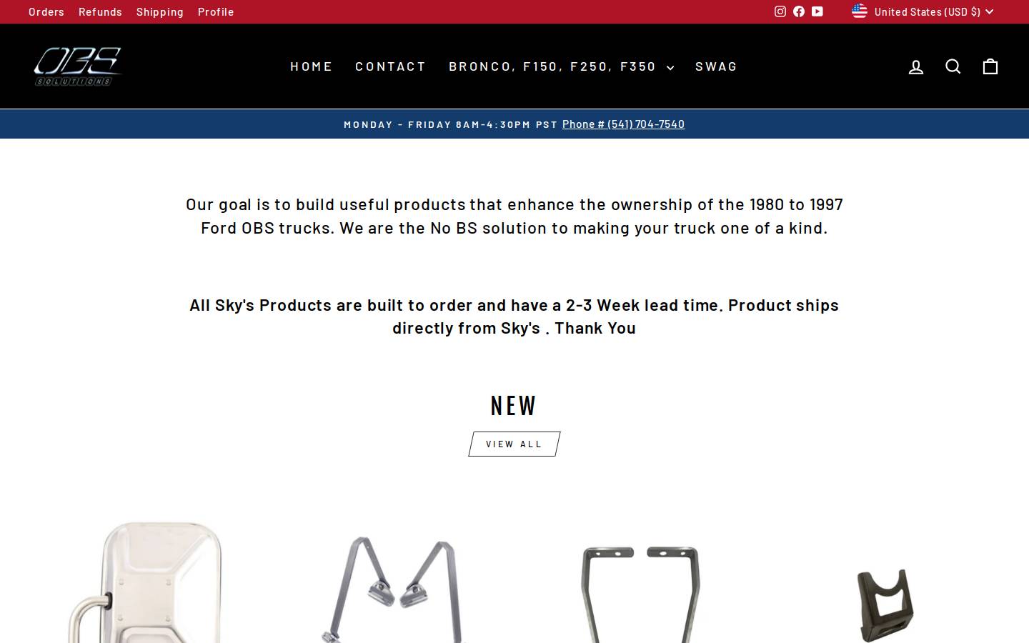 obssolutions.net homepage screenshot