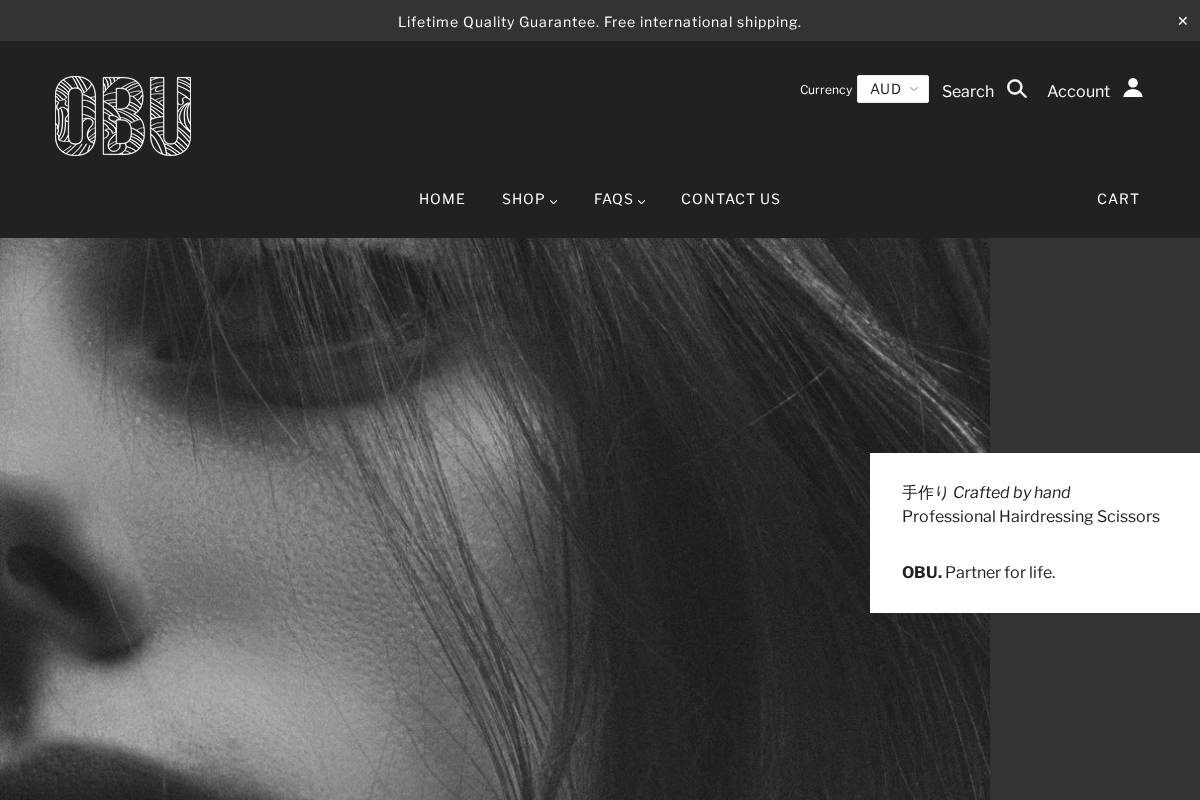 obuscissors.com homepage screenshot
