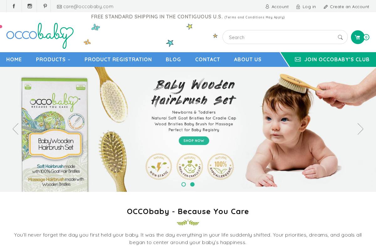 occobaby.com homepage screenshot
