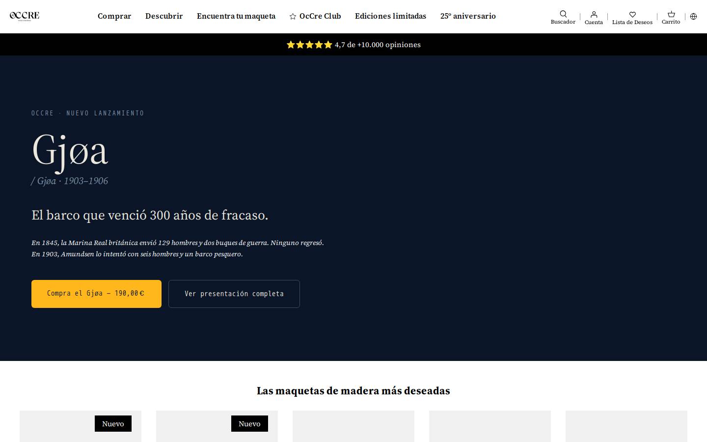 OcCre / Ocio Creativo homepage screenshot