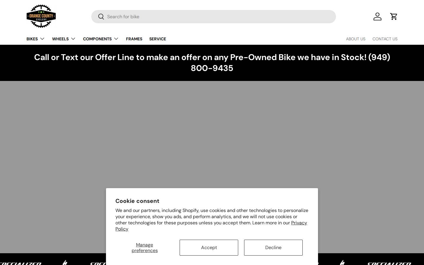 occyclery.com homepage screenshot