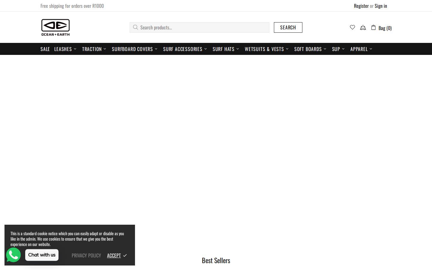 oceanandearth.surf homepage screenshot
