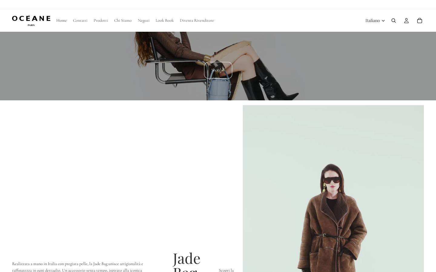 oceane-paris.com homepage screenshot