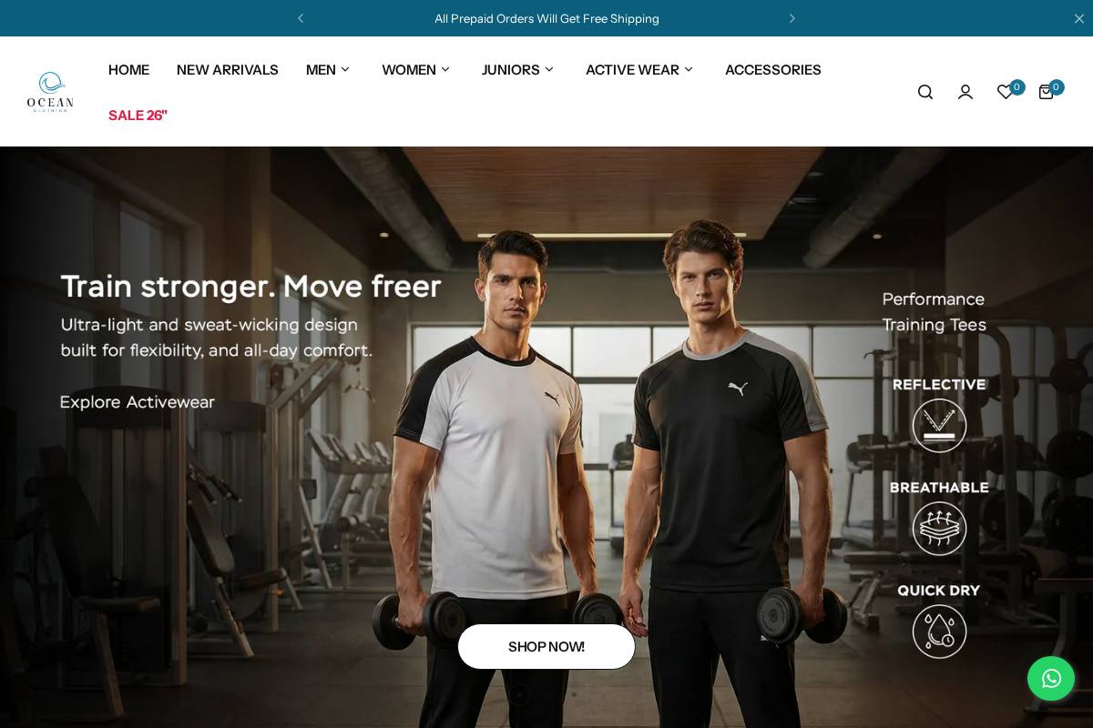 oceanofstore.com homepage screenshot