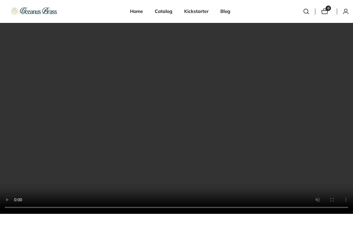 oceanusbrass.com homepage screenshot