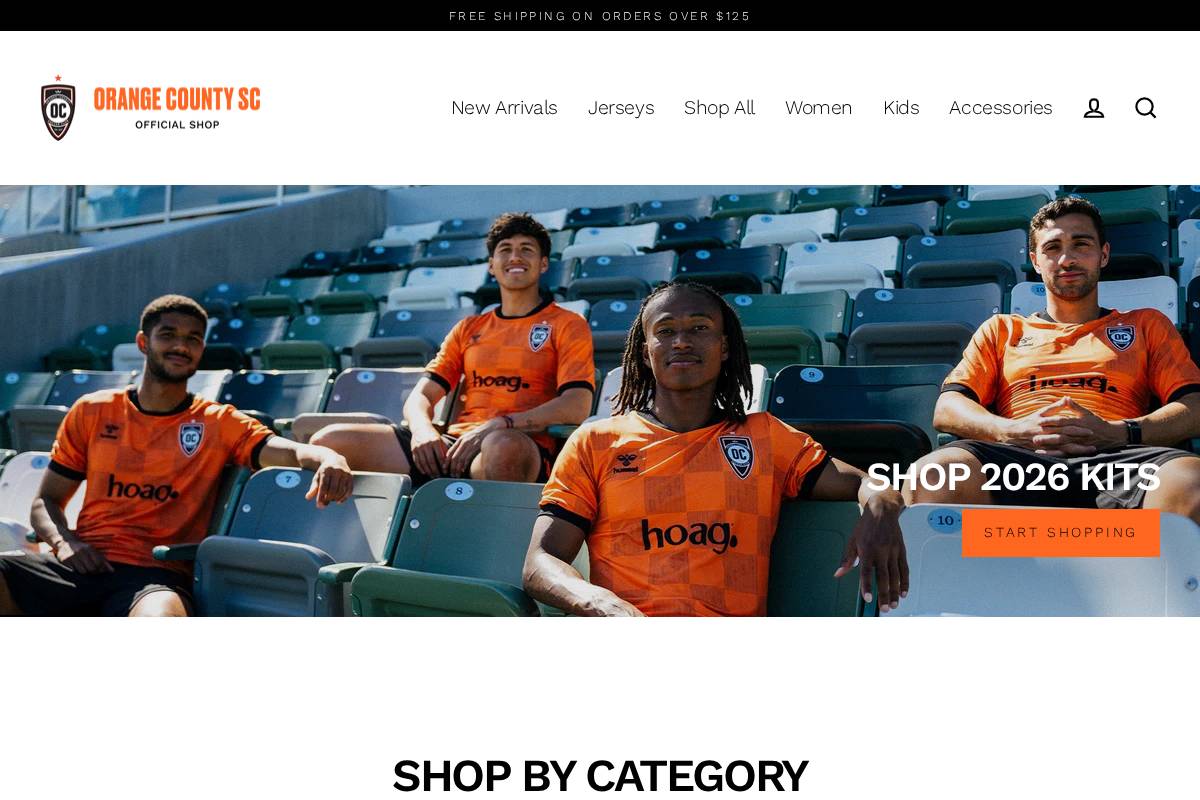 ocscshop.com homepage screenshot