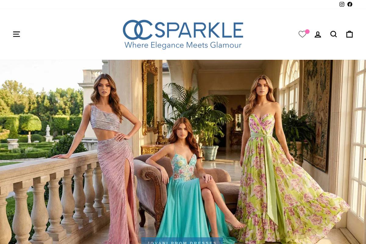 ocsparkle.com homepage screenshot
