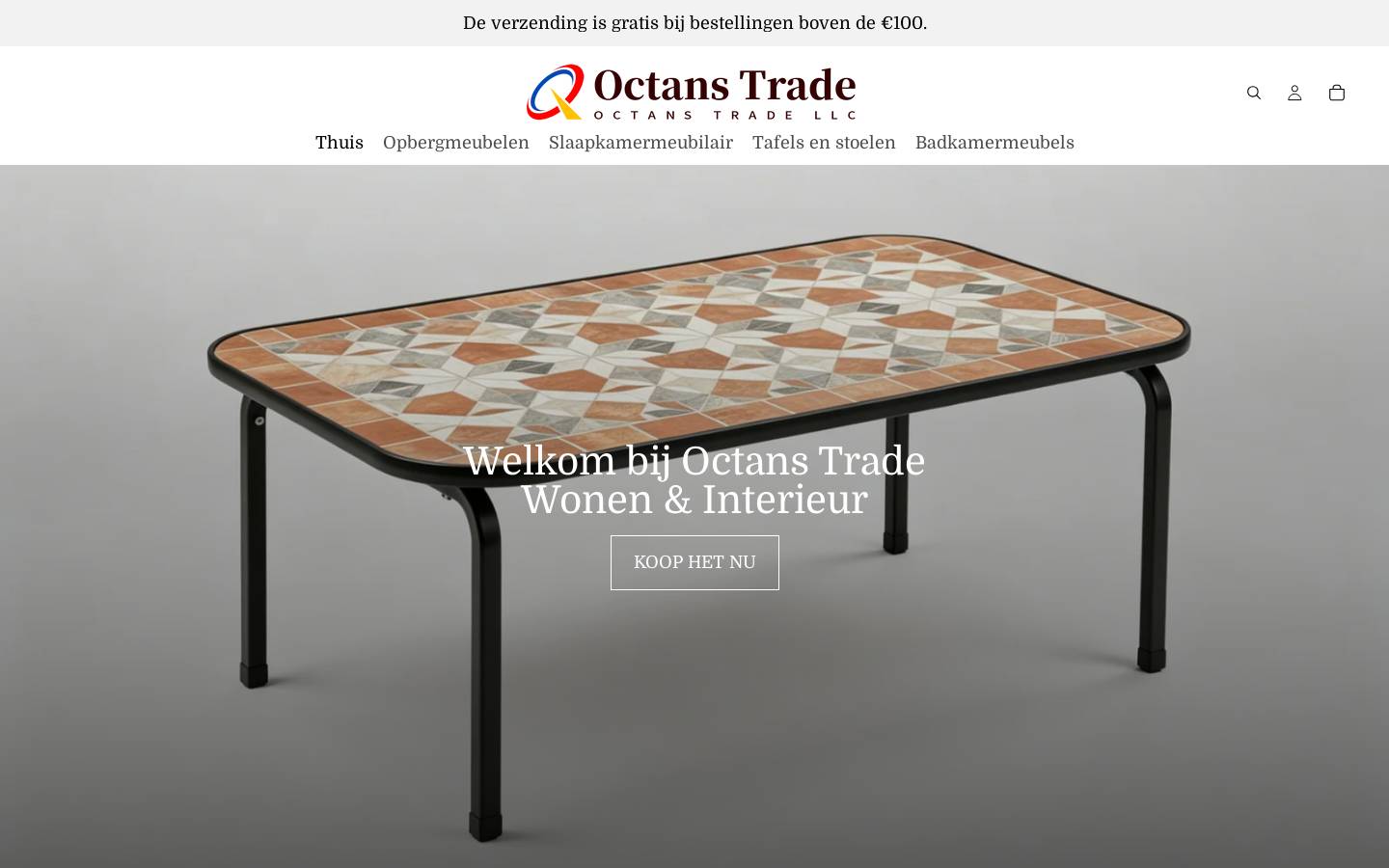 octanstrade.com homepage screenshot