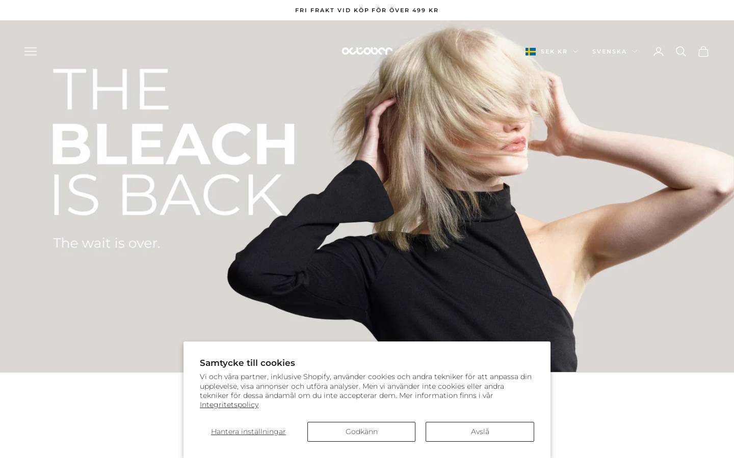 Octoberstockholm homepage screenshot