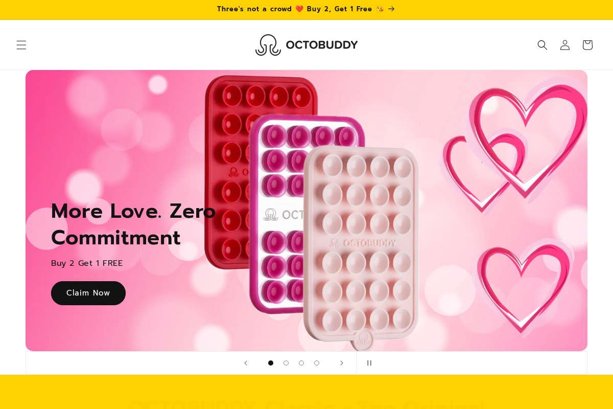 OCTOBUDDY Website homepage screenshot