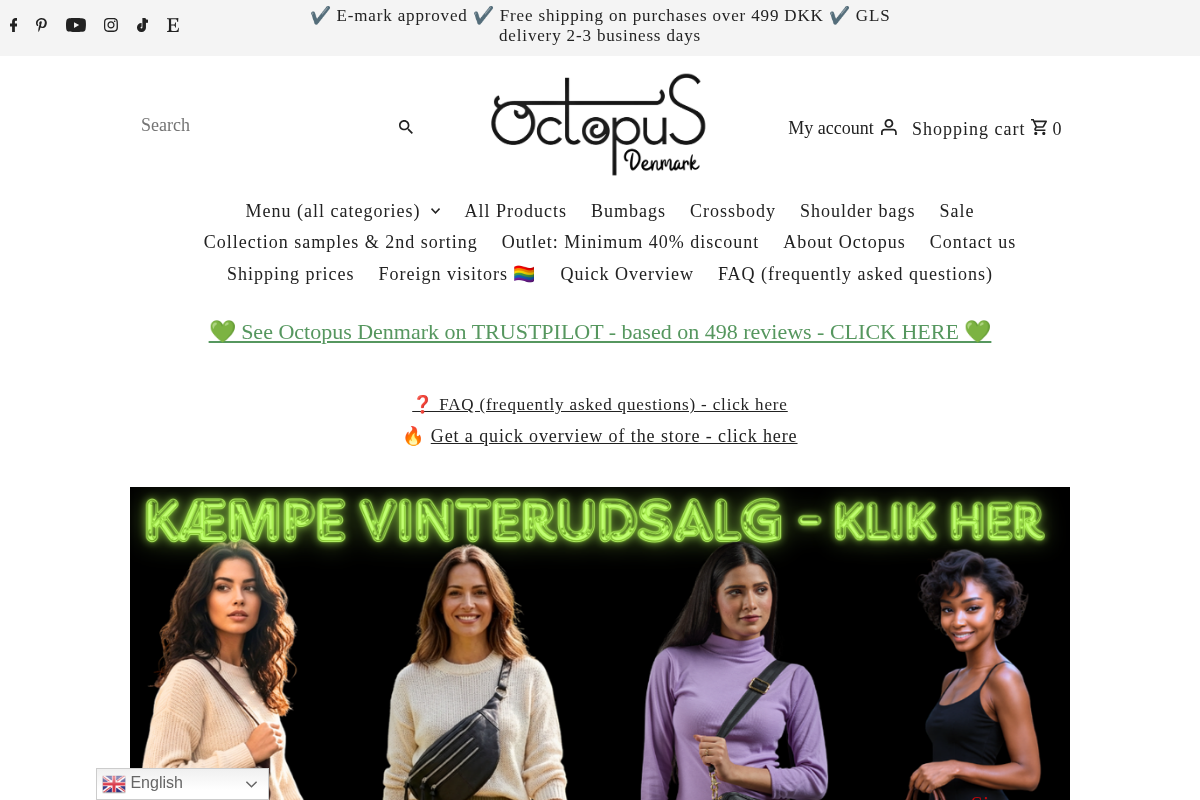 Octopus Denmark homepage screenshot