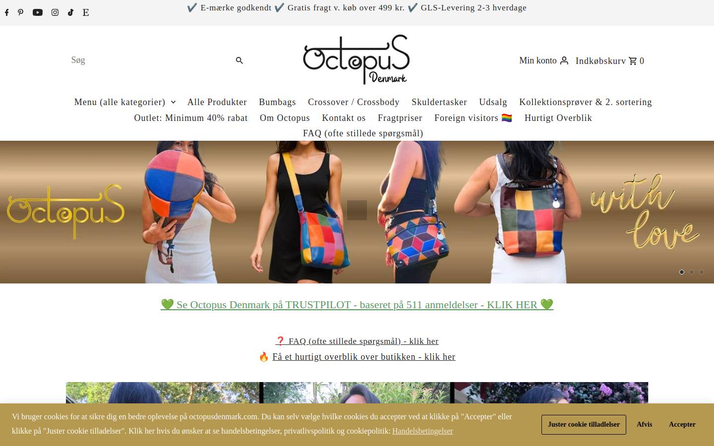 Octopus Denmark homepage screenshot