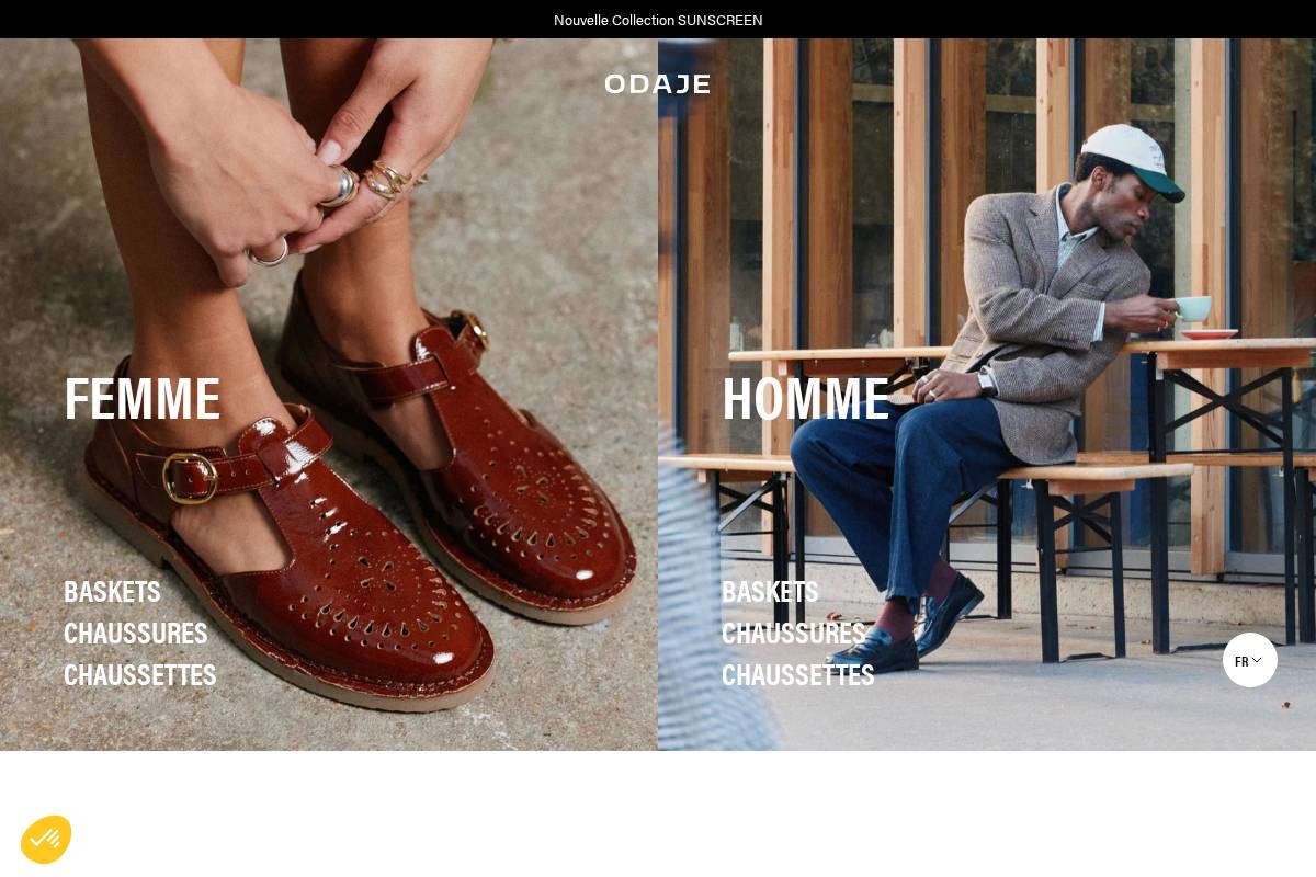 Odaje (ex M. Moustache) homepage screenshot