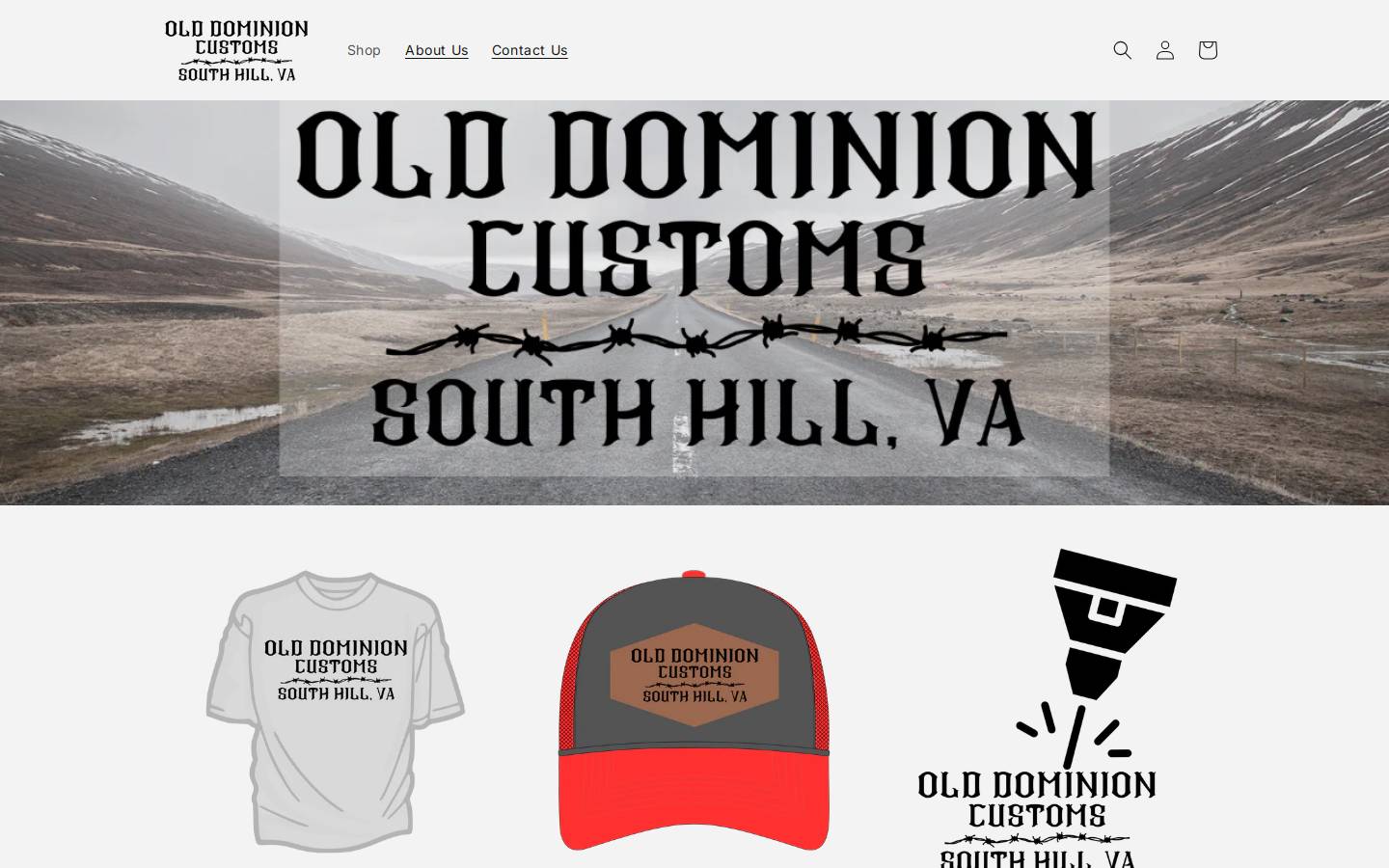odcustoms.com homepage screenshot