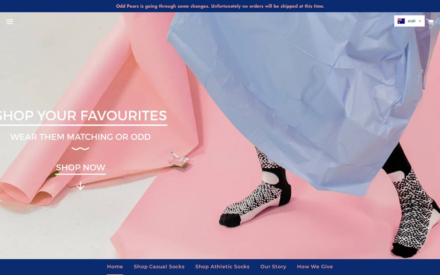 oddpears homepage screenshot