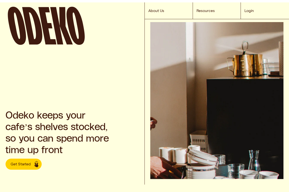 odeko.com homepage screenshot