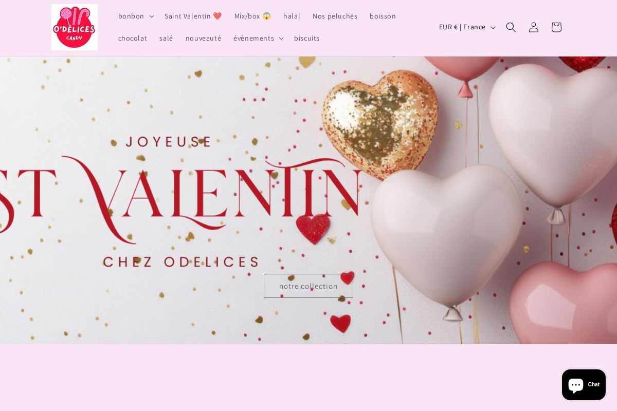 Ôdélices homepage screenshot