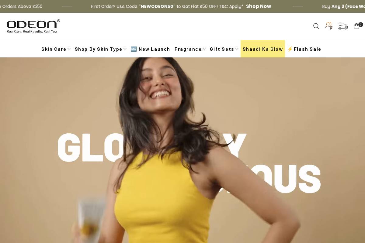 odeonworld.com homepage screenshot