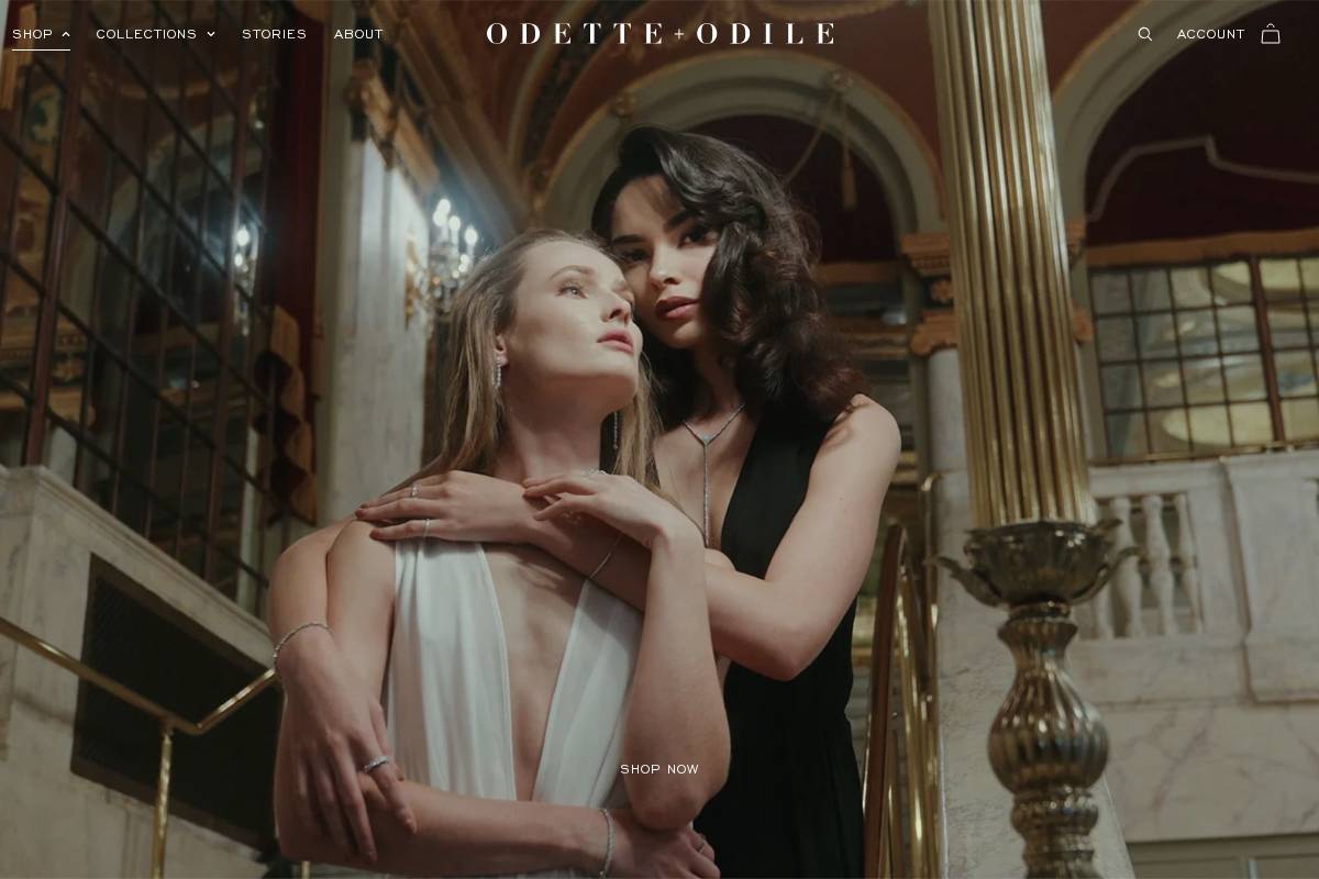 odette-odile.com homepage screenshot
