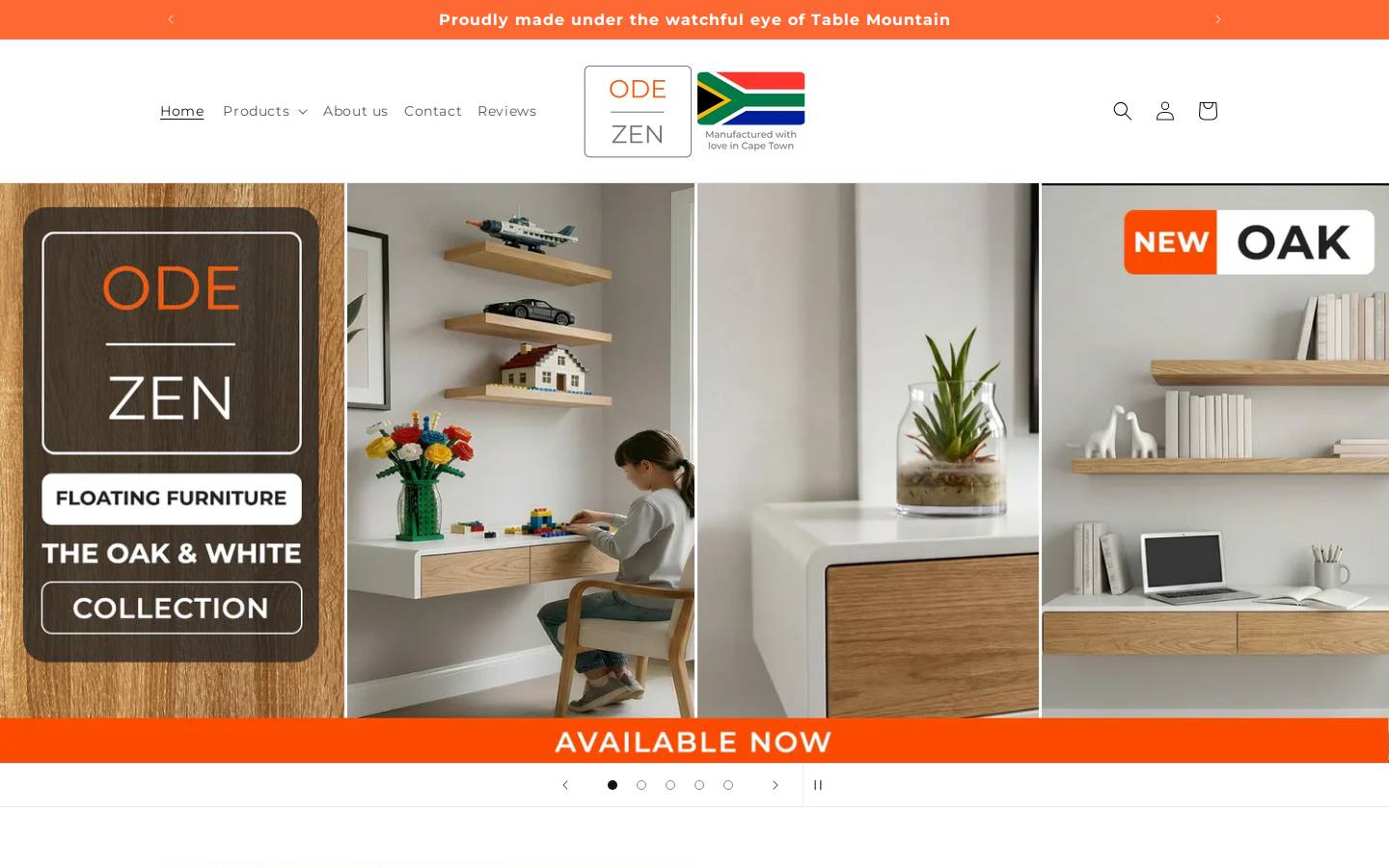 odezen.com homepage screenshot