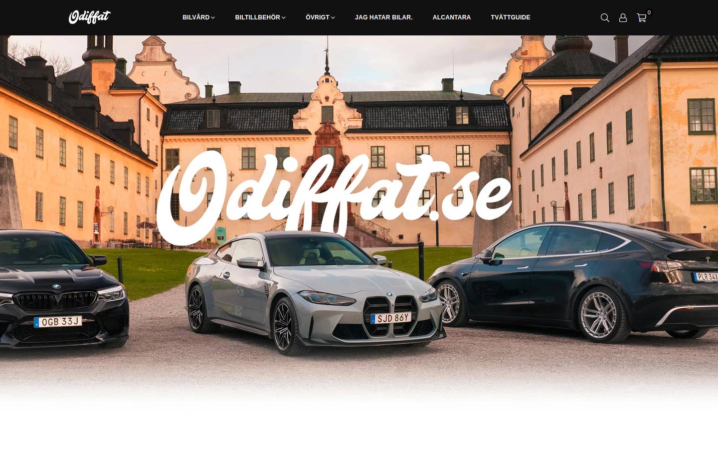 Odiffat homepage screenshot