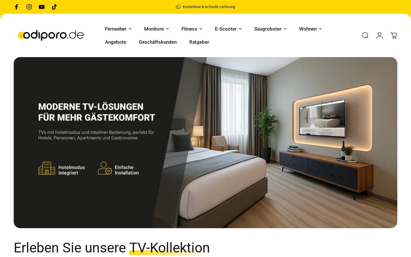 odiporo.de homepage screenshot