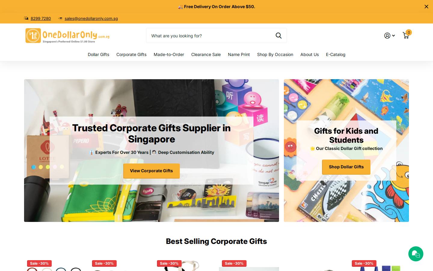 odo.com.sg homepage screenshot