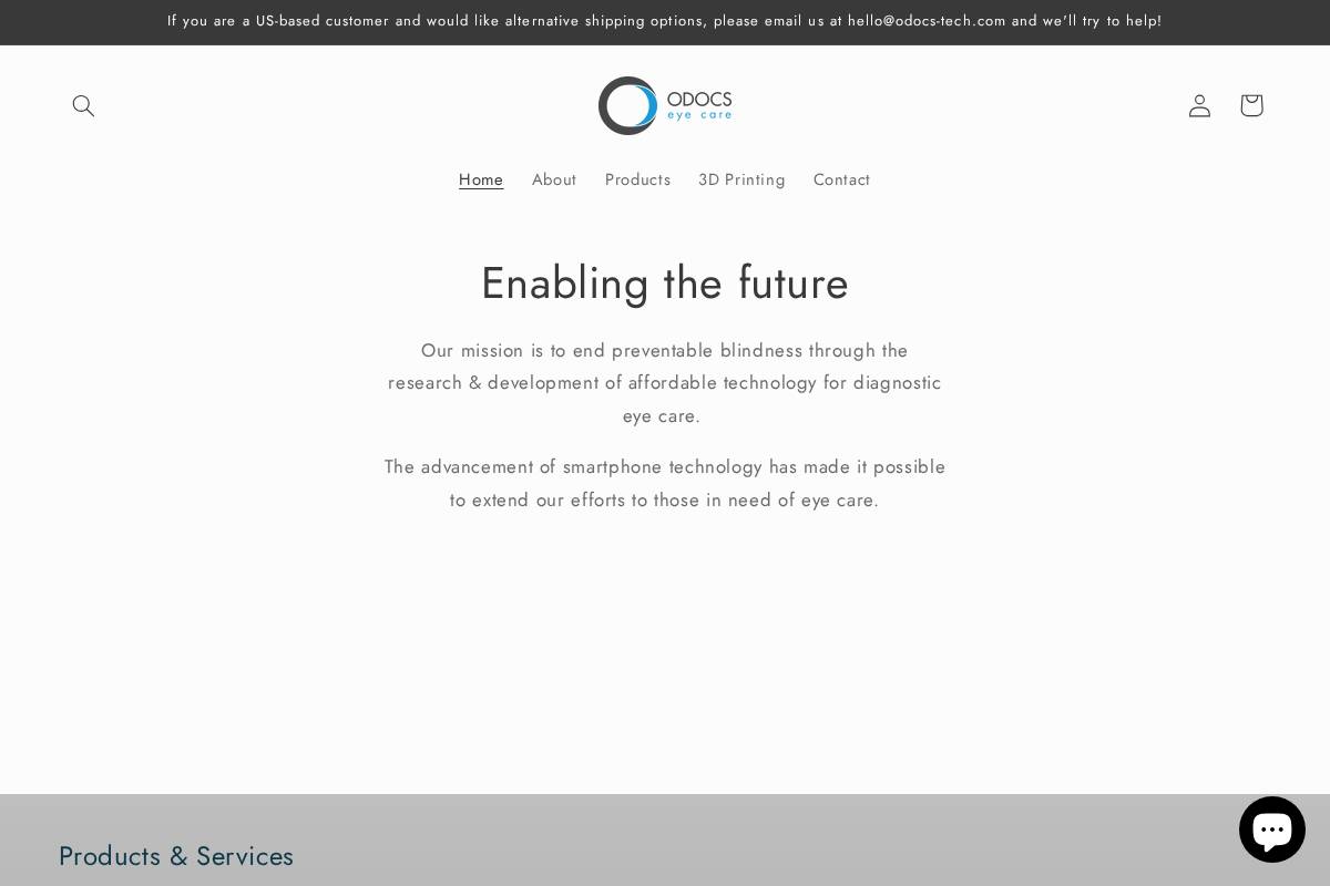 odocseyecare.shop homepage screenshot