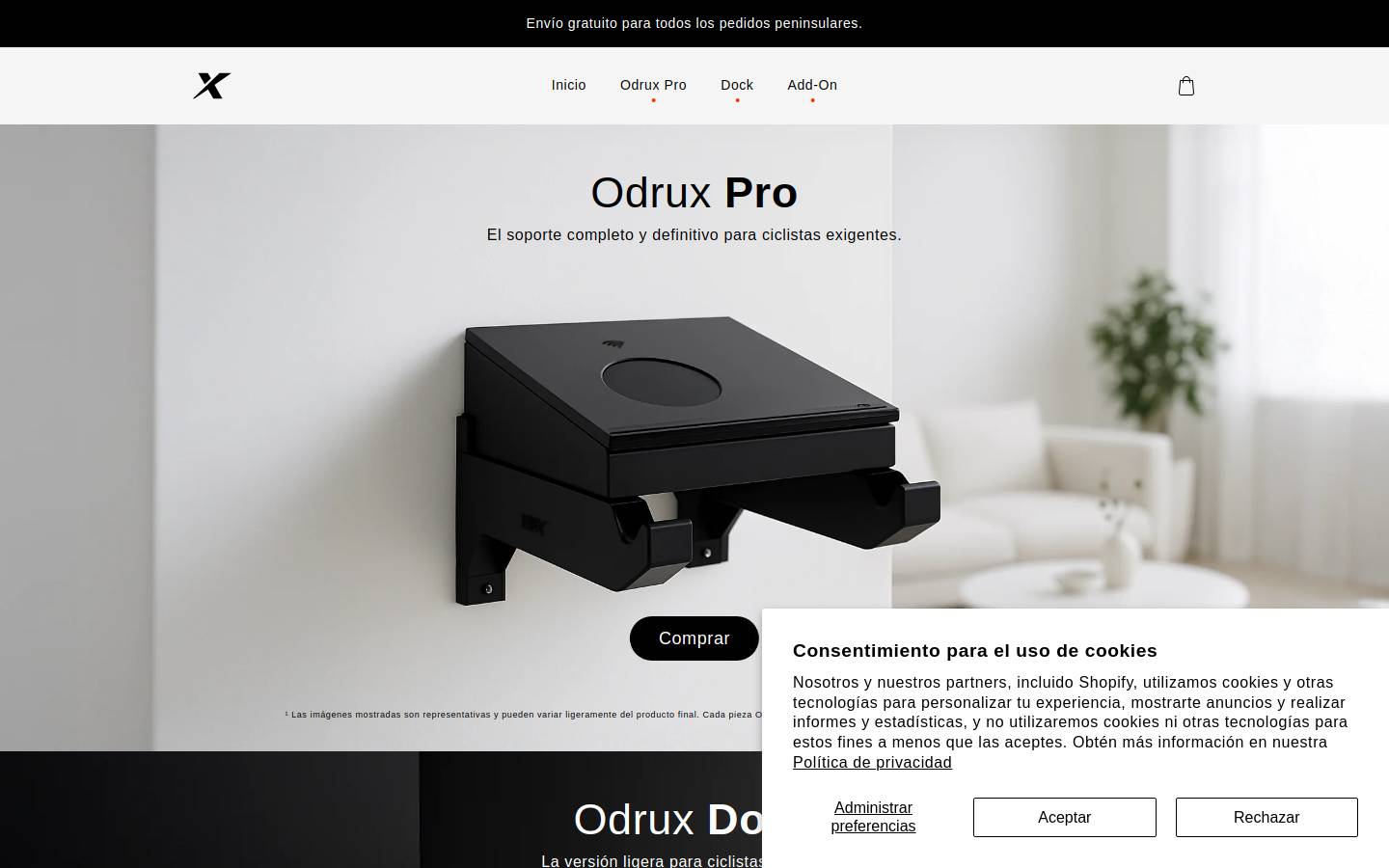 odrux.com homepage screenshot