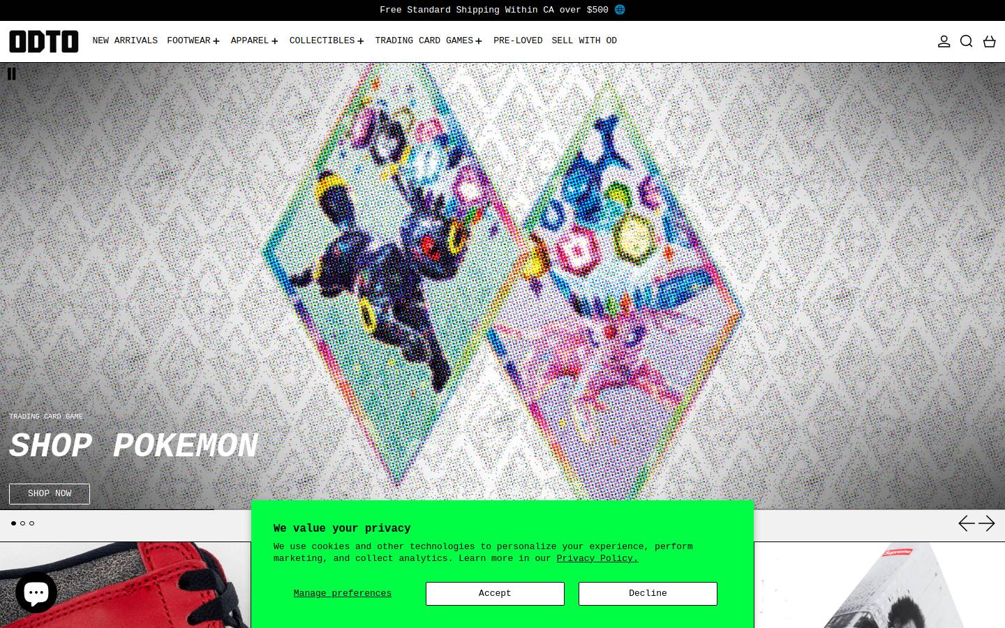 odto.com homepage screenshot