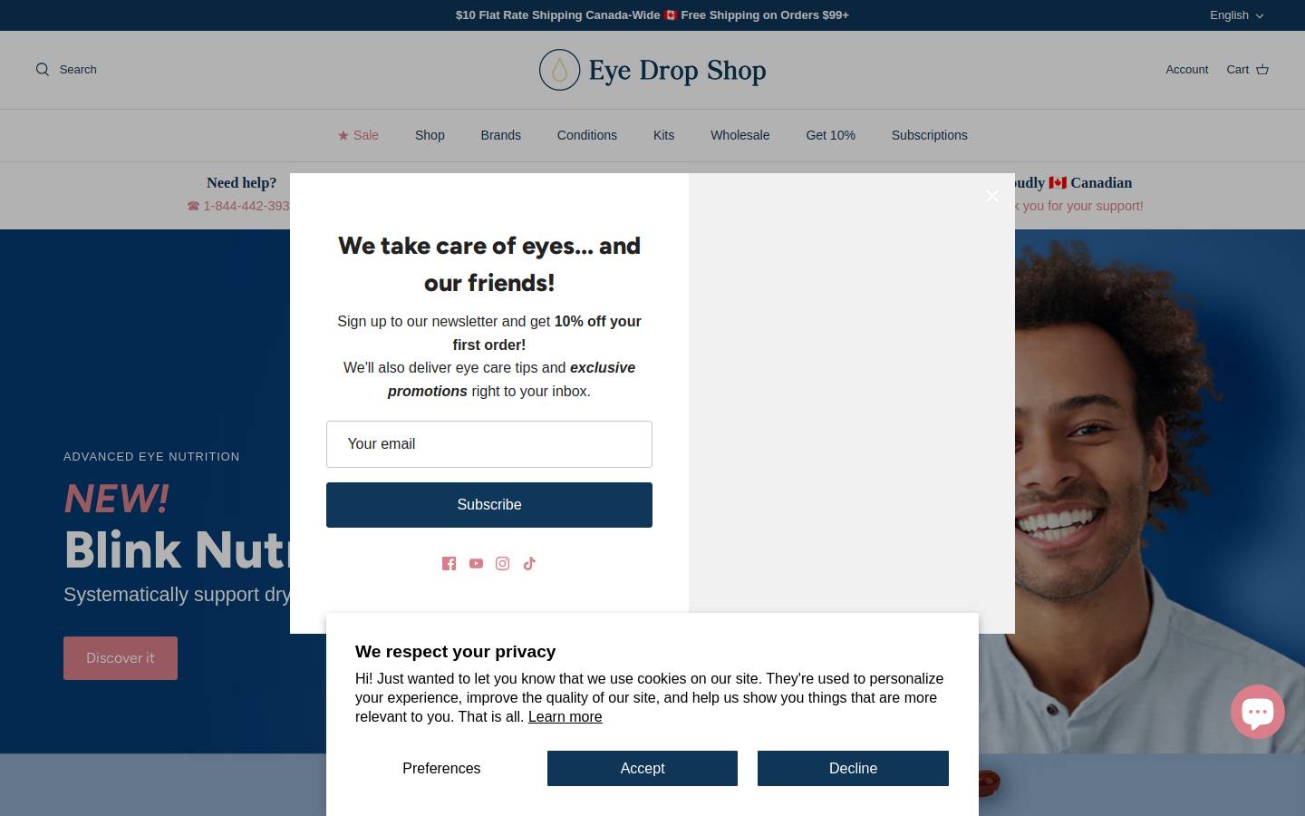 odvolant.ca homepage screenshot