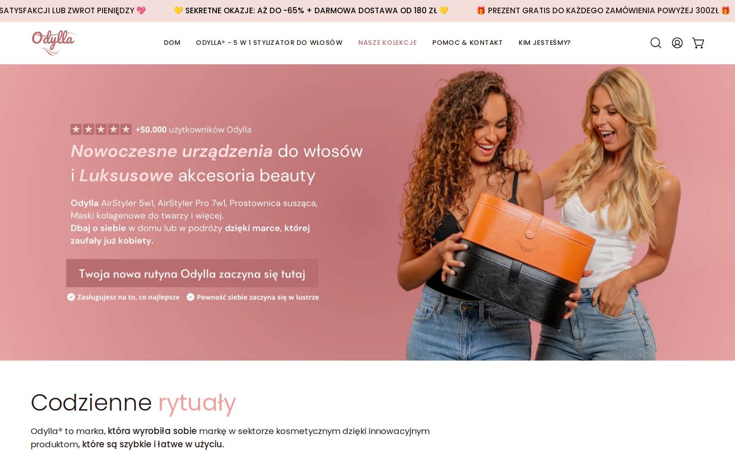 odylla.com homepage screenshot
