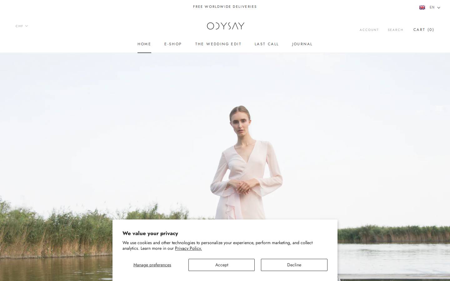 odysay.ch homepage screenshot