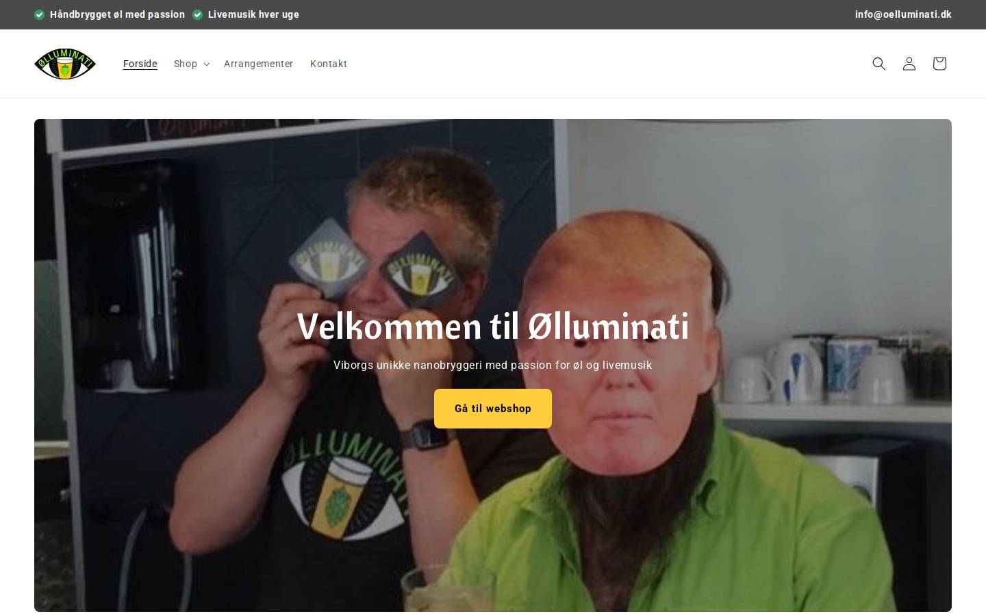 Oelluminati homepage screenshot