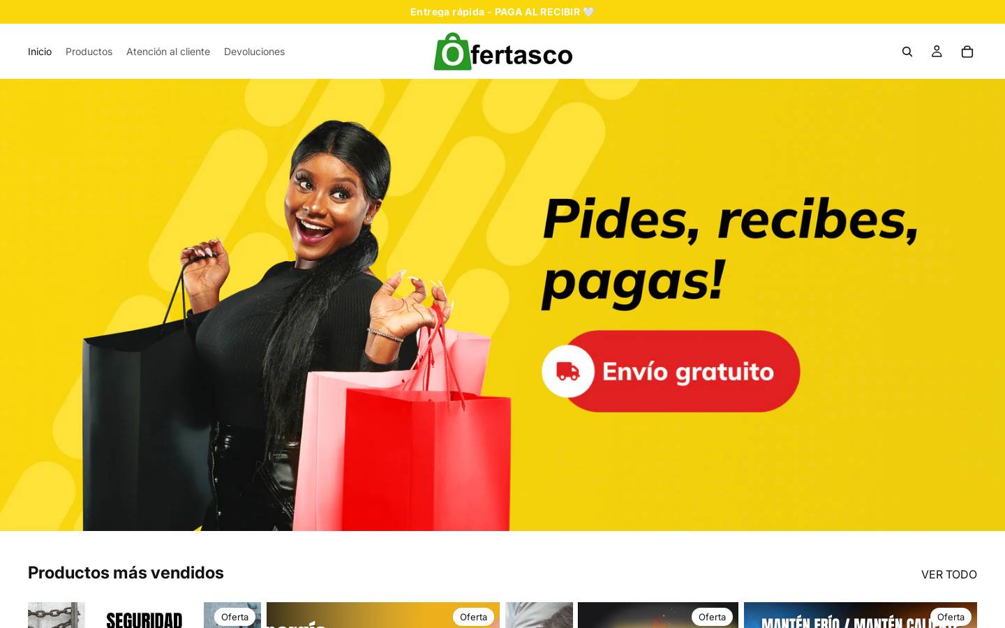 ofertasco.com homepage screenshot