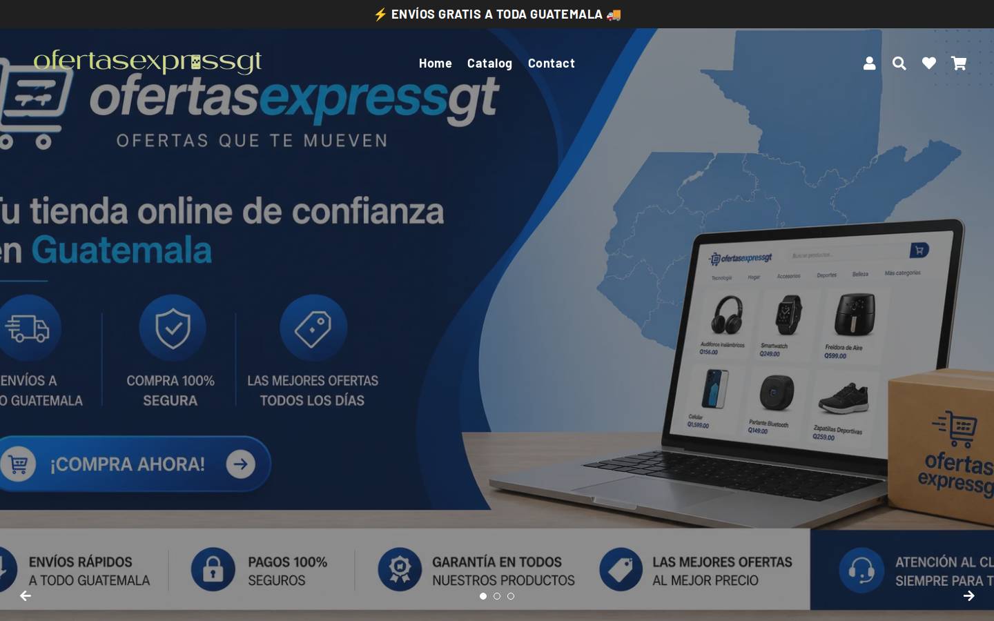 ofertasexpressgt.store homepage screenshot