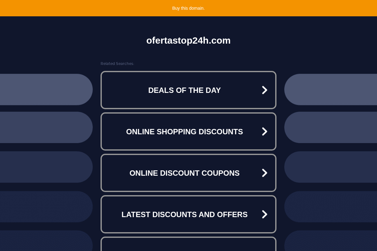 Ofertastop24h homepage screenshot