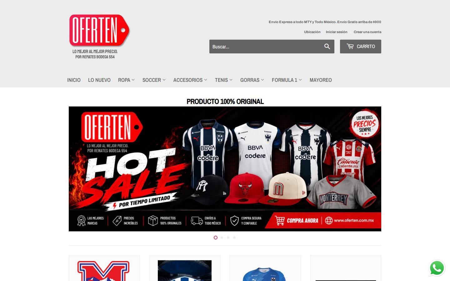 oferten.com.mx homepage screenshot