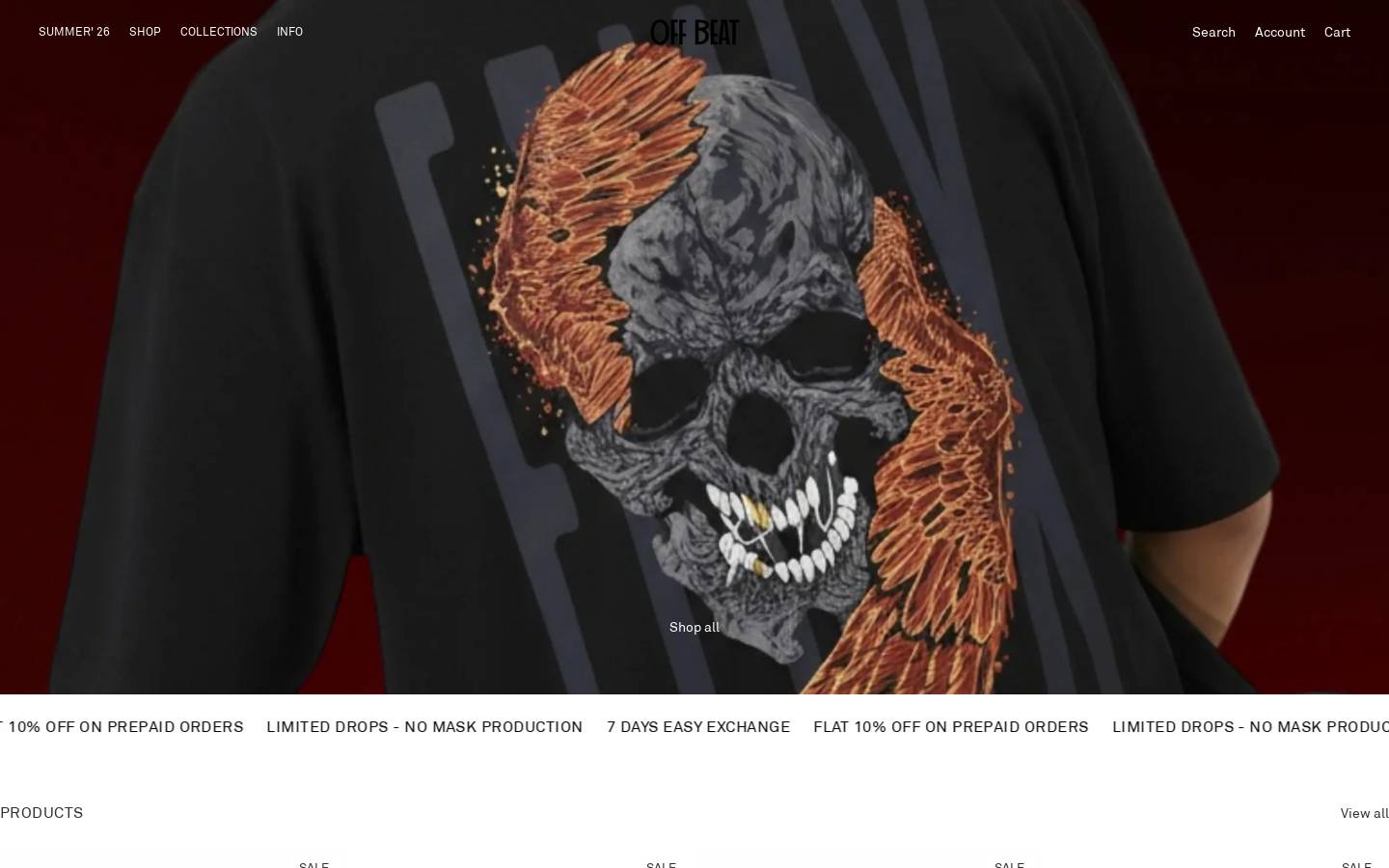 offbeat.co.in homepage screenshot