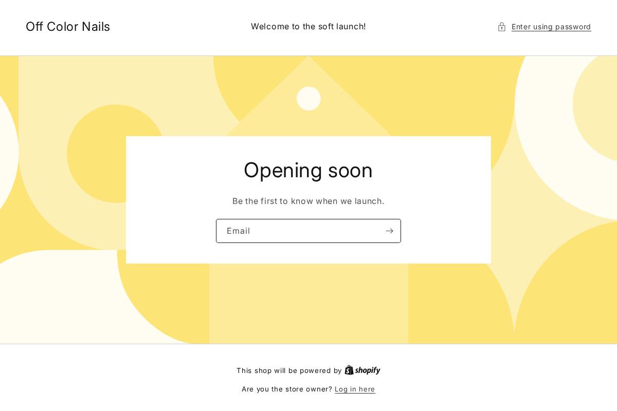 offcolornails.com homepage screenshot