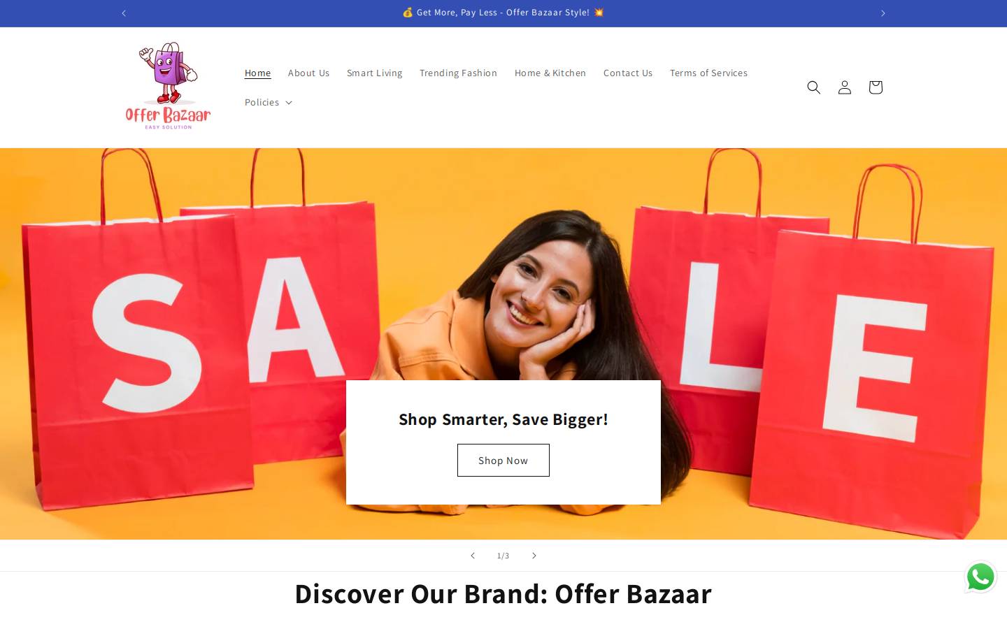 offerbazaar.net homepage screenshot