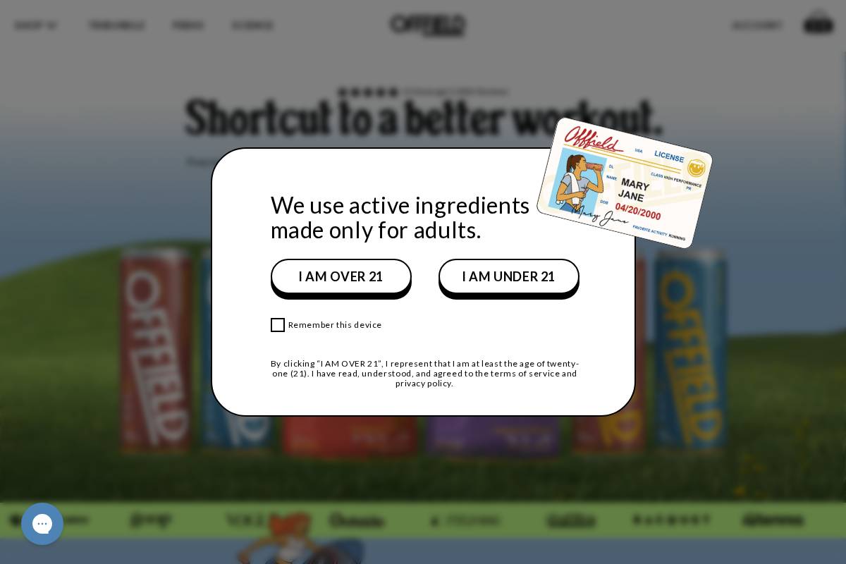 offfield.com homepage screenshot