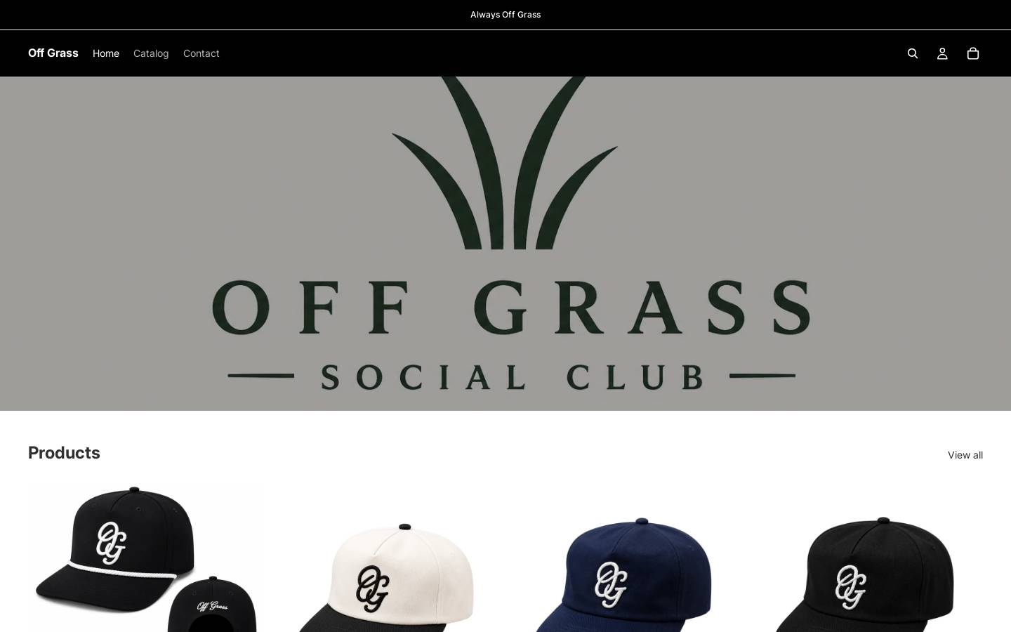 offgrassco.com homepage screenshot