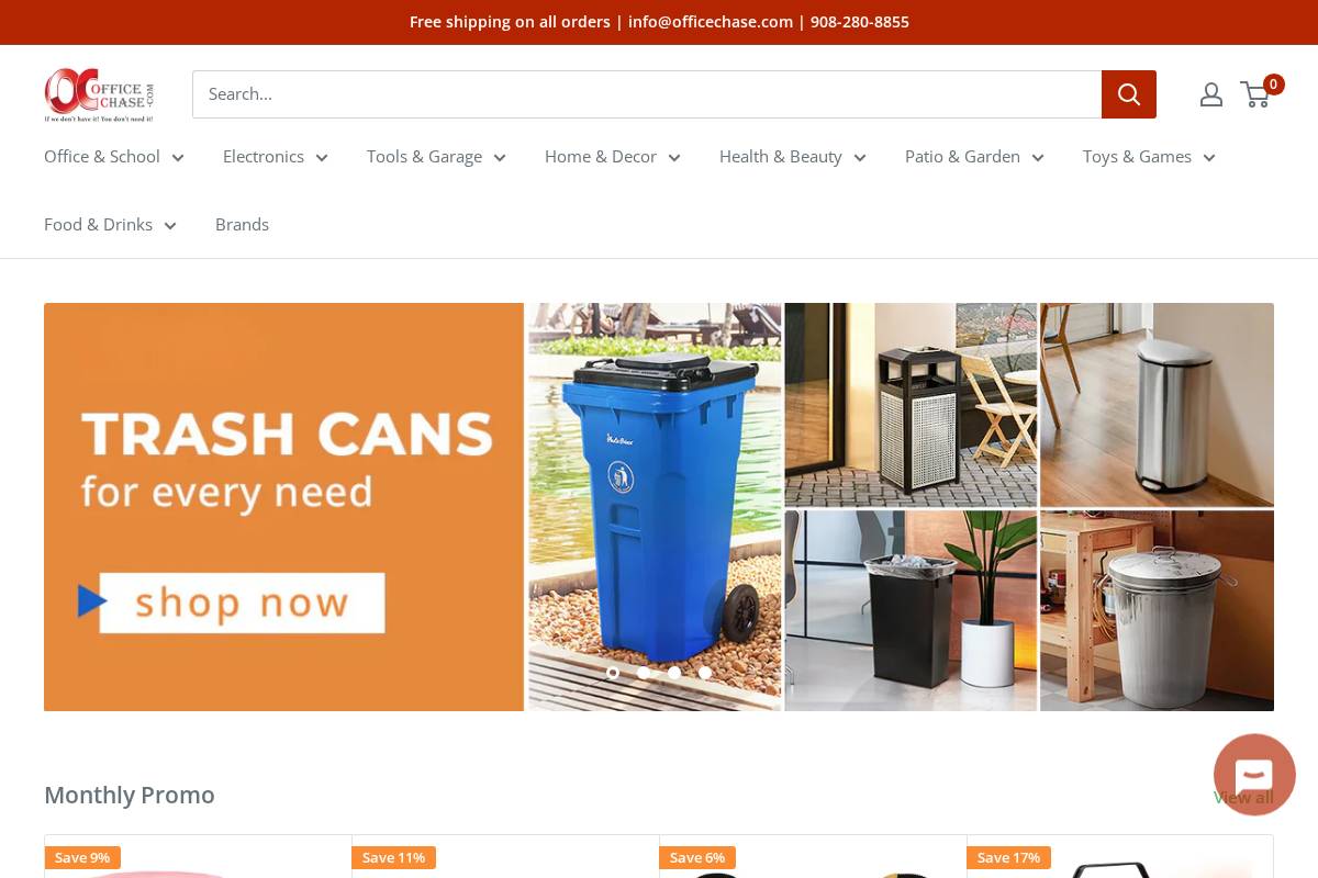 officechase.com homepage screenshot