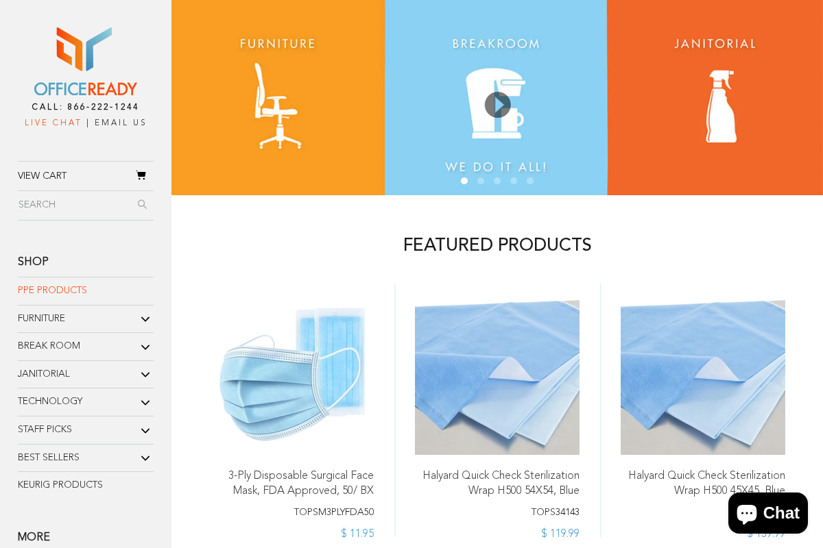 officeready.com homepage screenshot