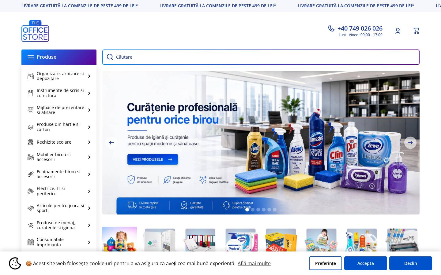 officestore.ro homepage screenshot
