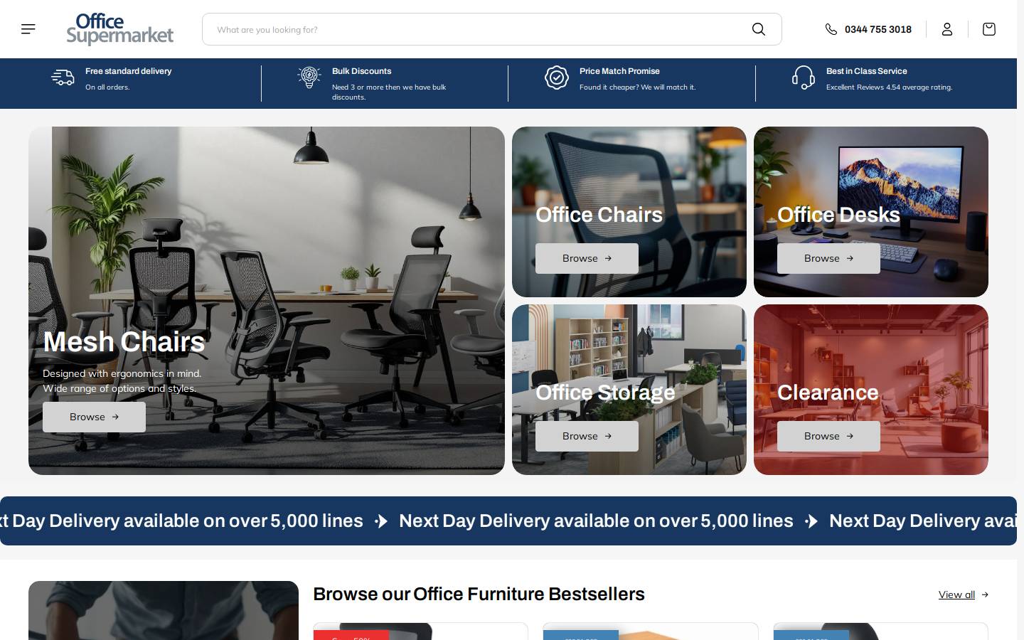 Worldstores homepage screenshot